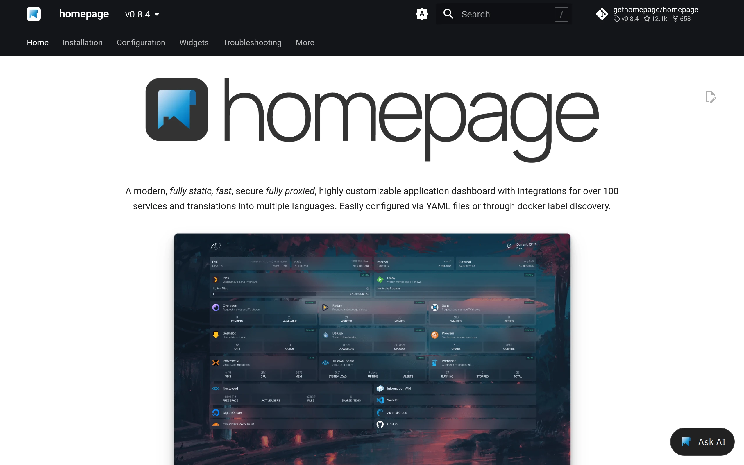 Homepage